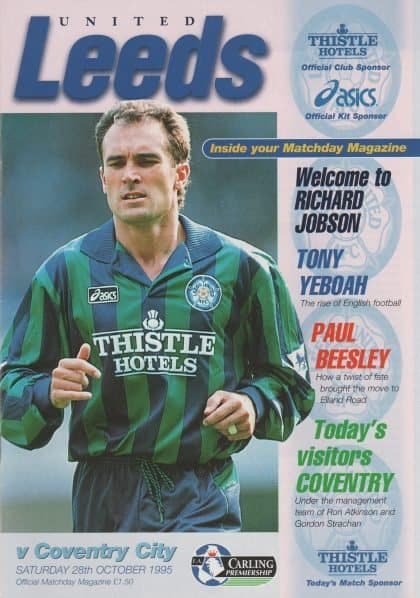 Leeds United v Coventry City  28-Oct-1995