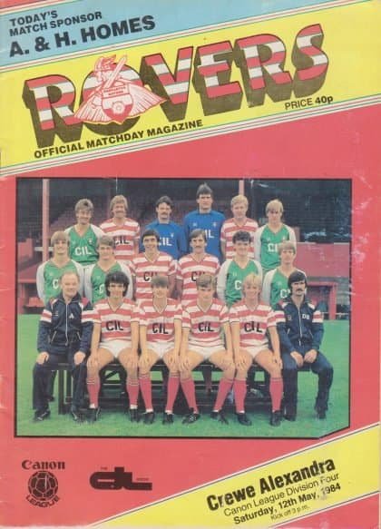 Doncaster Rovers v Crewe Alexandra 12-May-1984
