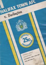 Halifax Town v Darlington  27-Dec-1980