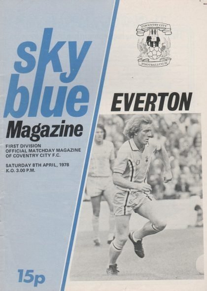 Coventry City v Everton 08-Apr-1978