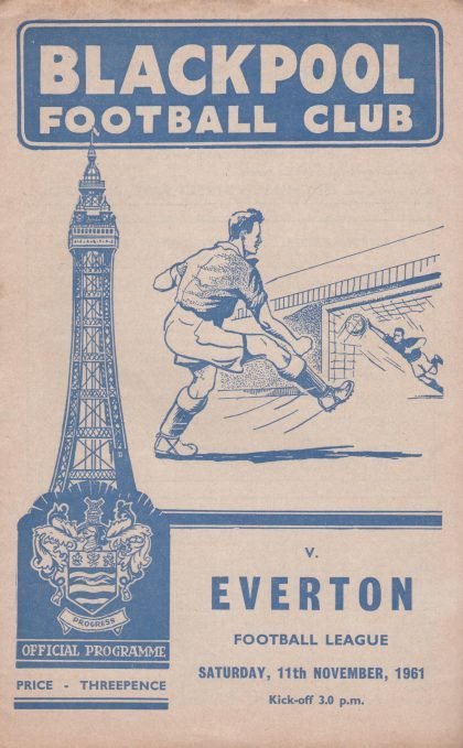 Blackpool v Everton 11-Nov-1961