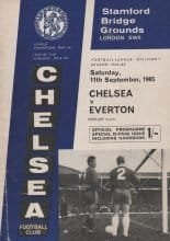 Chelsea v Everton 11-Sep-1965