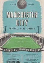 Manchester City v Everton 13-Sep-1958