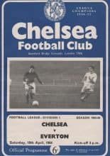 Chelsea v Everton 18-Apr-1964