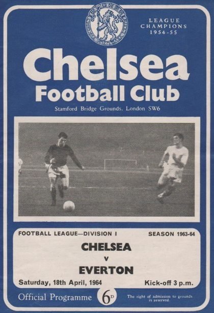 Chelsea v Everton 18-Apr-1964