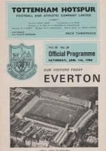 Tottenham Hotspur v Everton 01-Jan-1966