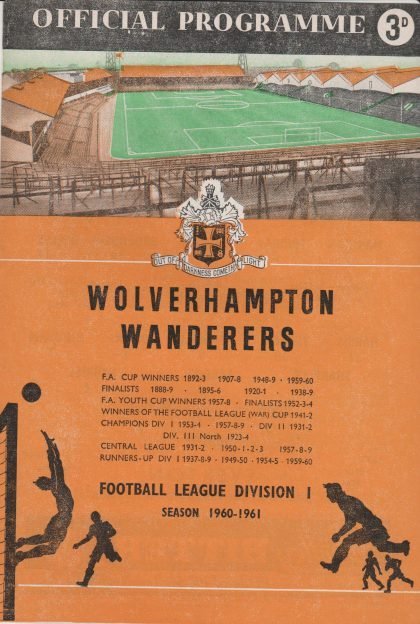 Wolverhampton Wanderers v Everton 21-Jan-1961