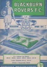 Blackburn Rovers v Everton 21-Mar-1964
