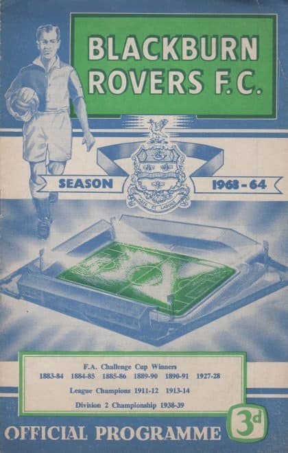 Blackburn Rovers v Everton 21-Mar-1964