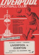Liverpool v Everton 31-Dec-1966