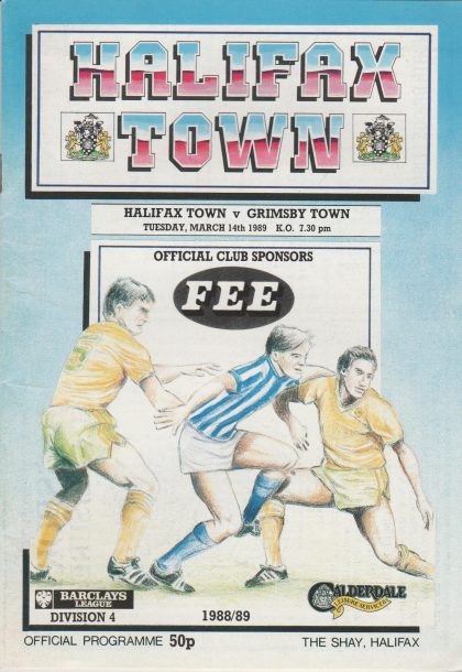 Halifax Town v Grimsby Town 14-Mar-1989