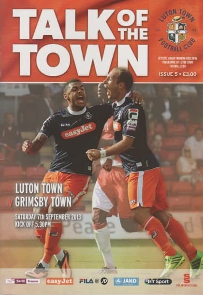 Luton Town v Grimsby Town 07-Sep-2013