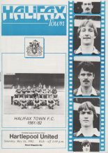 Halifax Town v Hartlepool United 01-May-1982