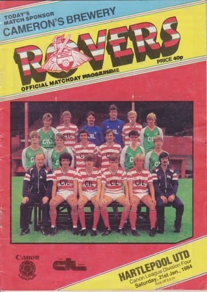 Doncaster Rovers v Hartlepool United - 21-Jan-1984