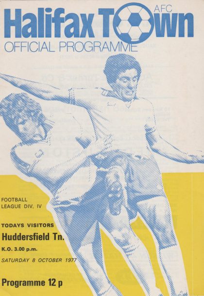 Halifax Town v Huddersfield Town  08-Oct-1977
