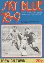 Coventry City v Ipswich Town 07-Oct-1978