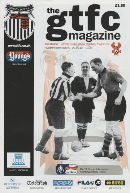 Grimsby Town v Kidderminster Harriers  20-Oct-2012
