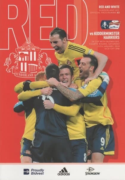 Sunderland v Kidderminster Harriers  25-Jan-2014