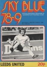 Coventry City v Leeds United 23-Sep-1978