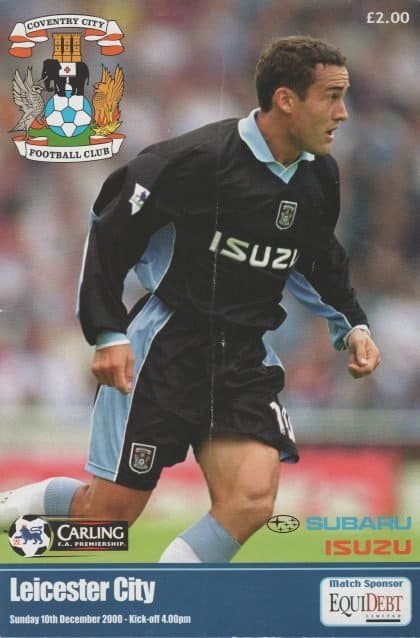 Coventry City v Leicester City 10-Dec-2000