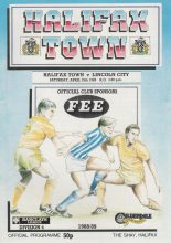 Halifax Town v Lincoln City  29-Apr-1989