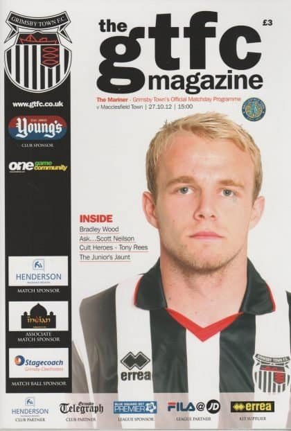Grimsby Town v Macclesfield Town  27-Oct-2012
