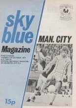Coventry City v Manchester City  04-Oct-1977