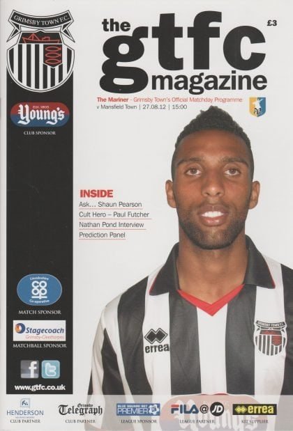 Grimsby Town v Mansfield Town  27-Aug-2012