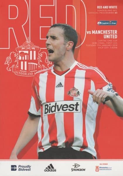 Sunderland v Manchester United 07-Jan-2014