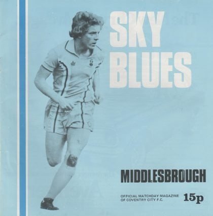 Coventry City v Middlesbrough 22-Jan-1977