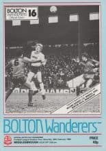 Bolton Wanderers v Middlesbrough 26-Feb-1983