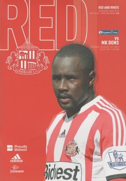 Sunderland v Milton Keynes Dons 27-Aug-2013