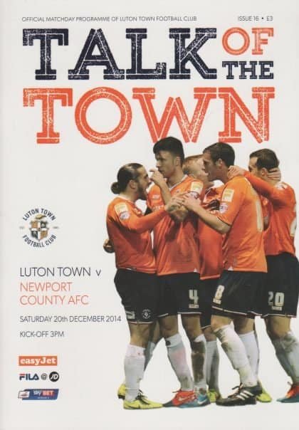 Luton Town v Newport County 20-Dec-2014