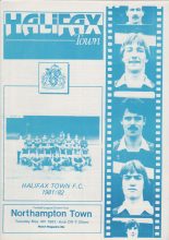 Halifax Town v Northampton Town  04-Apr-1982