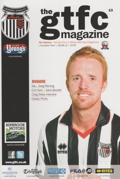 Grimsby Town v Nuneaton Town 18-Aug-2012