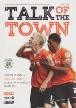 Luton Town v Oxford United 27-Sep-2014