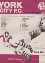 York City v Portsmouth 28-Sep-1974