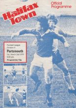 Halifax Town v Portsmouth 03-Mar-1979