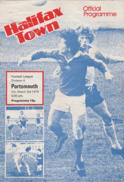Halifax Town v Portsmouth 03-Mar-1979
