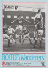 Bolton Wanderers v Queens Park Rangers 12-Mar-1983