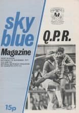 Coventry City v Queens Park Rangers 19-Nov-1977