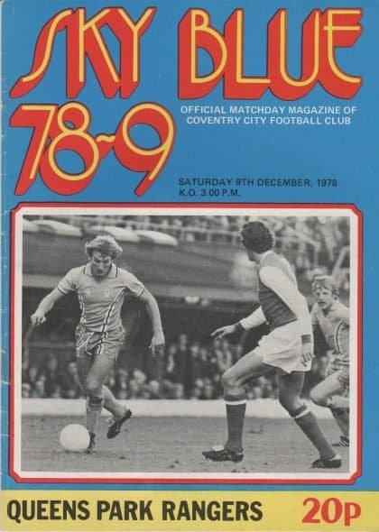 Coventry City v Queens Park Rangers 09-Dec-1978