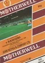 Motherwell v Glasgow Rangers 10-Feb-1990