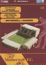Motherwell v Glasgow Rangers 17-Mar-2001