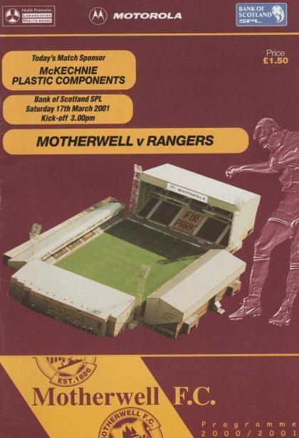 Motherwell v Glasgow Rangers 17-Mar-2001