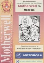 Motherwell v Glasgow Rangers 22-Nov-1997