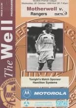 Motherwell v Glasgow Rangers 28-Oct-1998