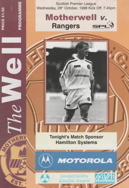 Motherwell v Glasgow Rangers 28-Oct-1998