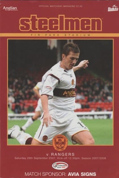 Motherwell v Glasgow Rangers 29-Sep-2007
