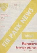 Motherwell v Glasgow Rangers 06-Apr-1974